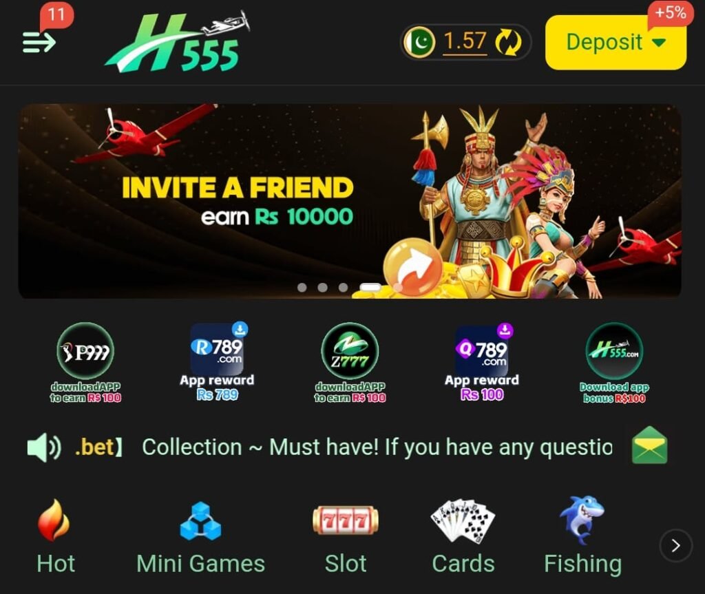 H555 Game Official (Latest Version V.1.1.5) Free In Pakistan 1